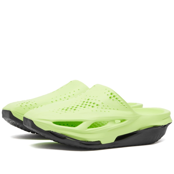 Photo: Nike x MMW 5 Slide Sneakers in Volt/Black