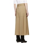 3.1 Phillip Lim Beige Wool Patchwork Skirt