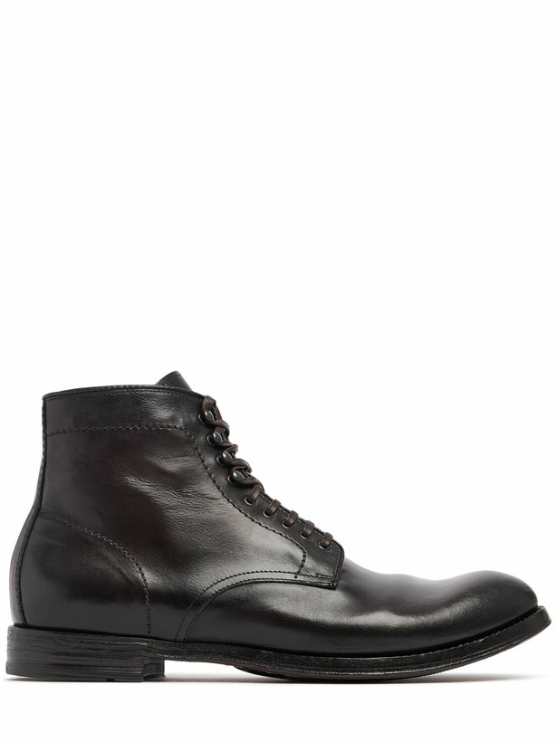 Photo: OFFICINE CREATIVE Anatomia Leather Lace-up Boots
