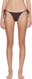 Matteau Burgundy String Bikini Bottom