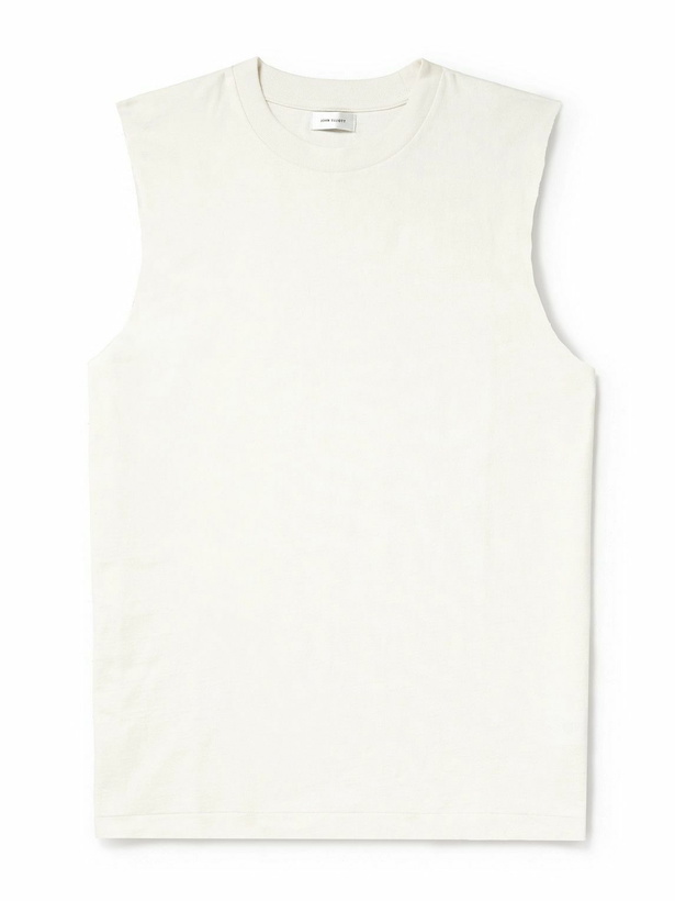 Photo: John Elliott - Campus Cotton-Jersey Tank Top - Neutrals