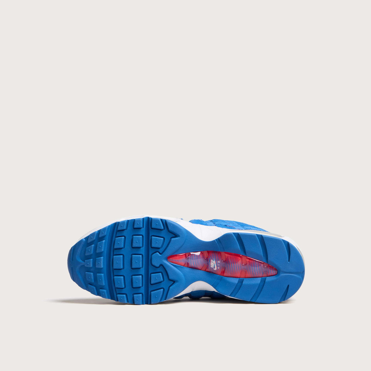 Nike Men's Air Max 95 Sneaker in Blue Sapphire/Metallic Silver/Light Smoke