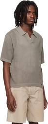 Represent Taupe Beverly Knit Polo