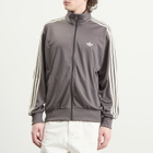 Adidas Men's Firebird Tracktop in Charcoal/Cream White