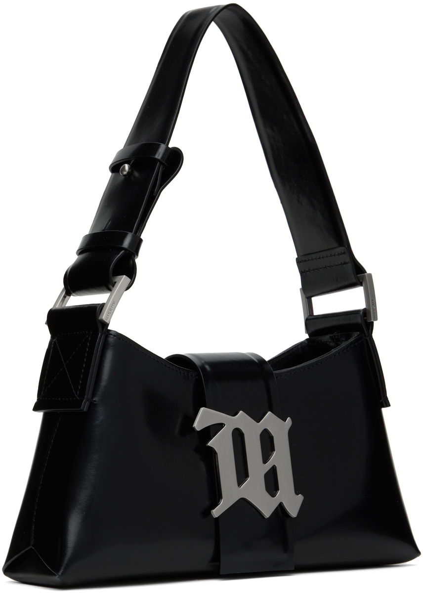 MISBHV Black Leather Small Shoulder Bag