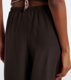 SIR Silk wide-leg pants