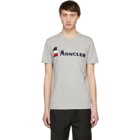 Moncler Grey Maglia Logo T-Shirt