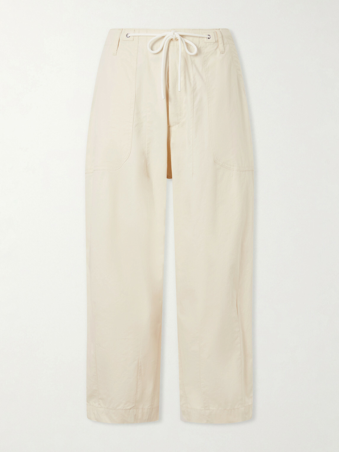 Cherry Los Angeles - Wide-Leg Cotton Twill Trousers - Neutrals