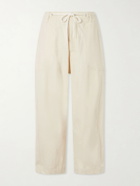 Cherry Los Angeles - Wide-Leg Cotton Twill Trousers - Neutrals
