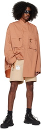 A. A. Spectrum Tan Flight Overshirt Shirt