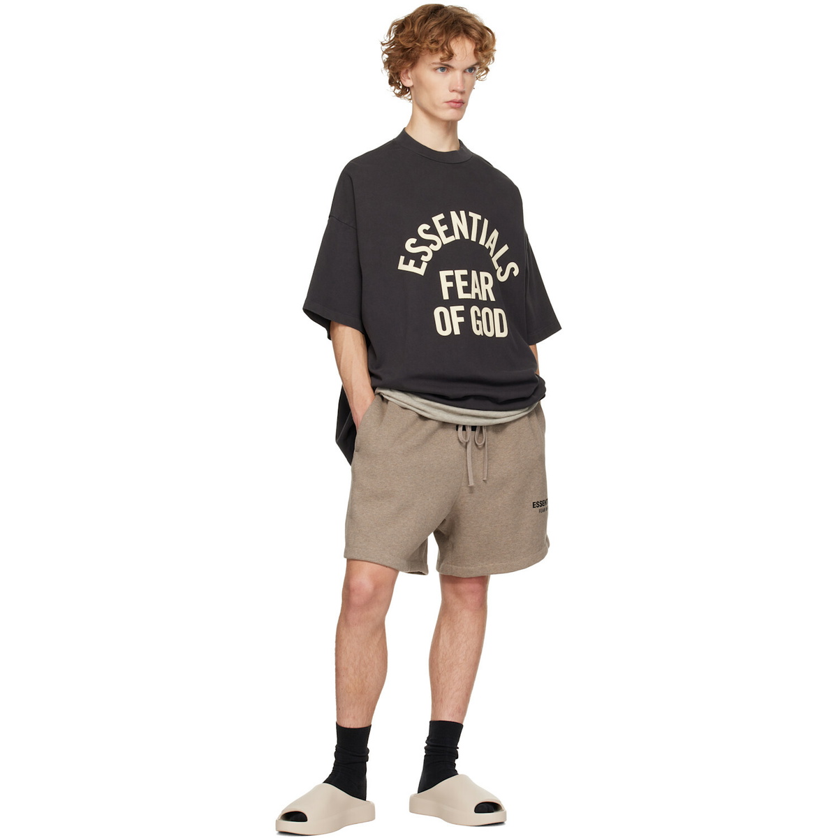 Fear of God ESSENTIALS Beige Essentials Los Feliz Slides