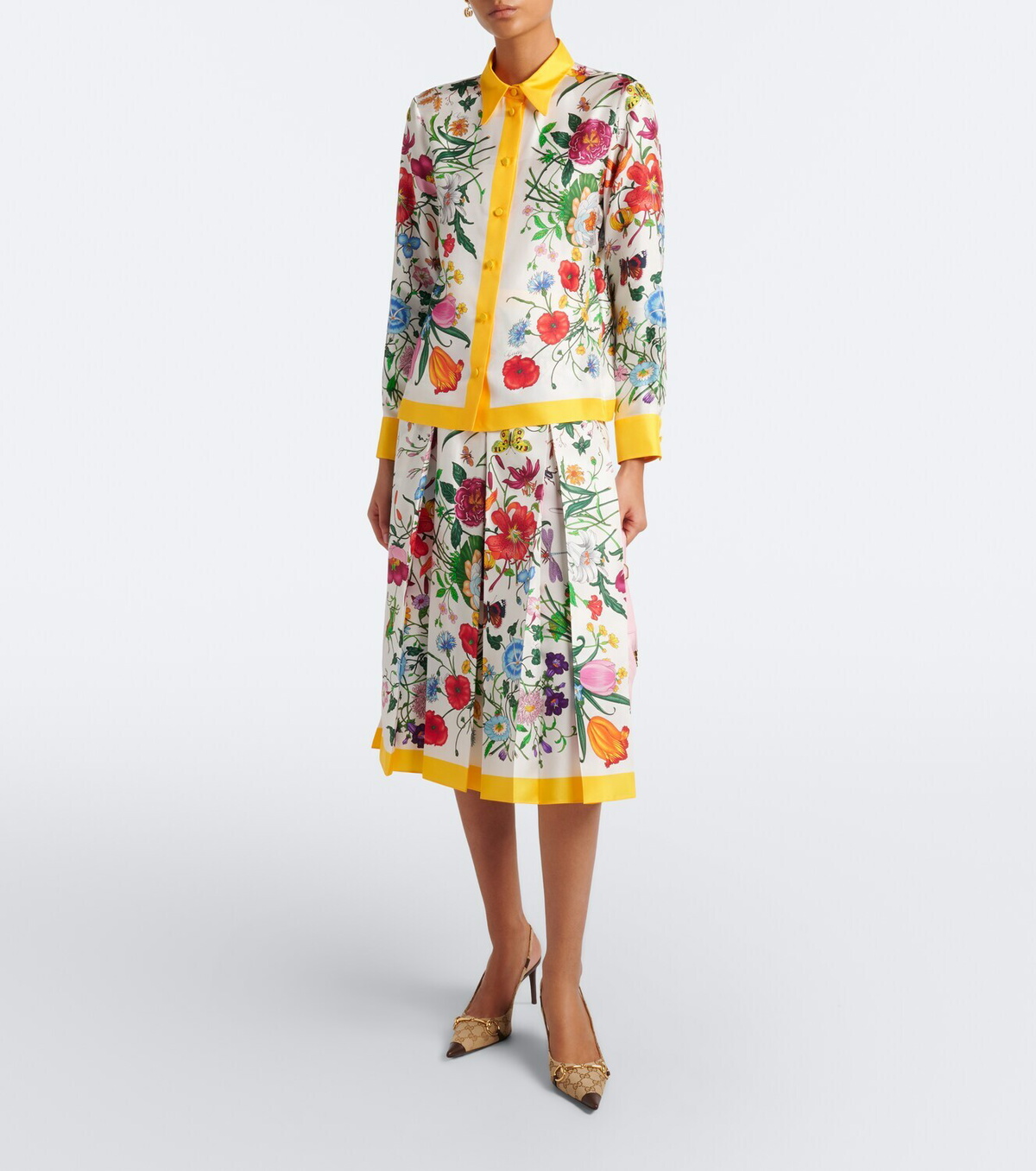 Gucci Gucci Flora silk shirt