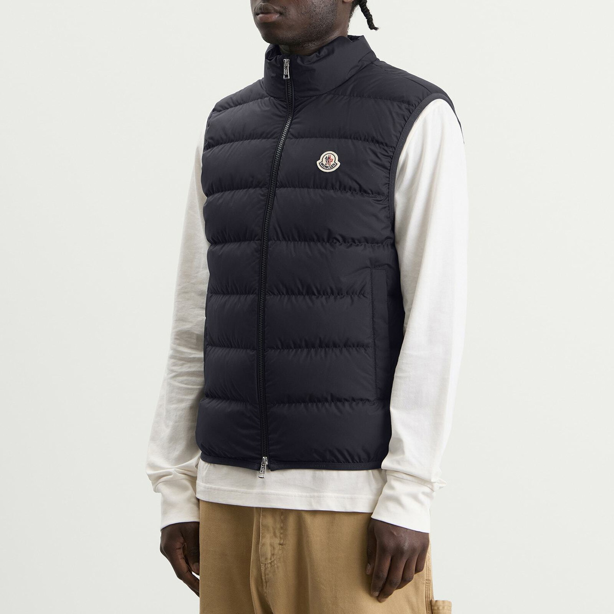 Moncler Men's Contrin Vest in Navy