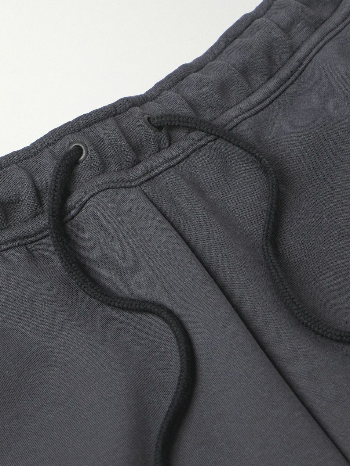 Straight-Leg Cotton-Blend Jersey Sweatpants