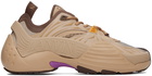 Lanvin Tan Flash-X Sneakers