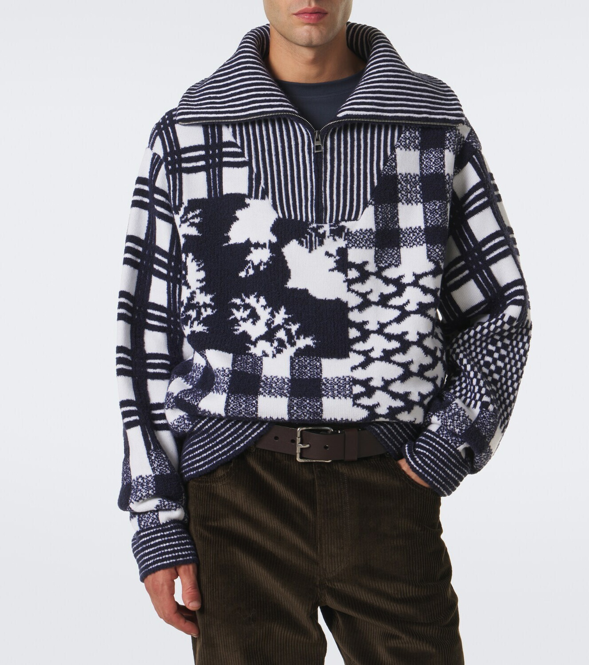 Loewe x Cosima von Bonin jacquard wool-blend sweater
