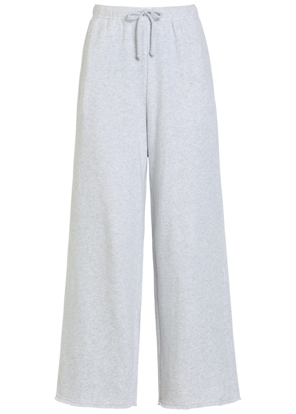 Photo: American Vintage Atubay Stretch-cotton Sweatpants Light Grey