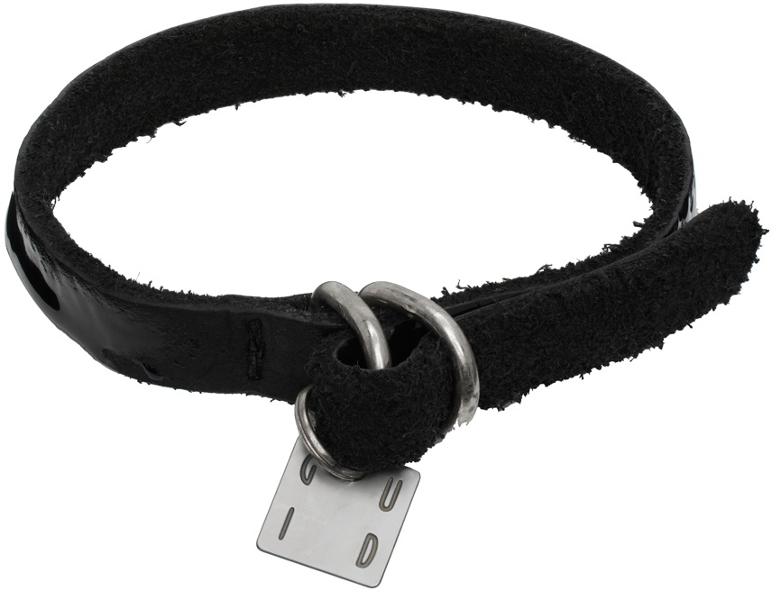 Guidi Black Leather Bracelet Guidi