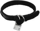 Guidi Black Leather Bracelet