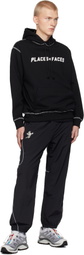 PLACES+FACES Black Contrast Stitch Hoodie