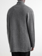 The Elder Statesman - Shawl-Collar Cashmere Cardigan - Gray