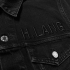 Helmut Lang Embroidered Logo Washed Trucker Jacket
