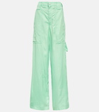 Stella McCartney High-rise wide-leg pants