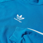 Balenciaga x Adidas Large Hoody in Blue/White