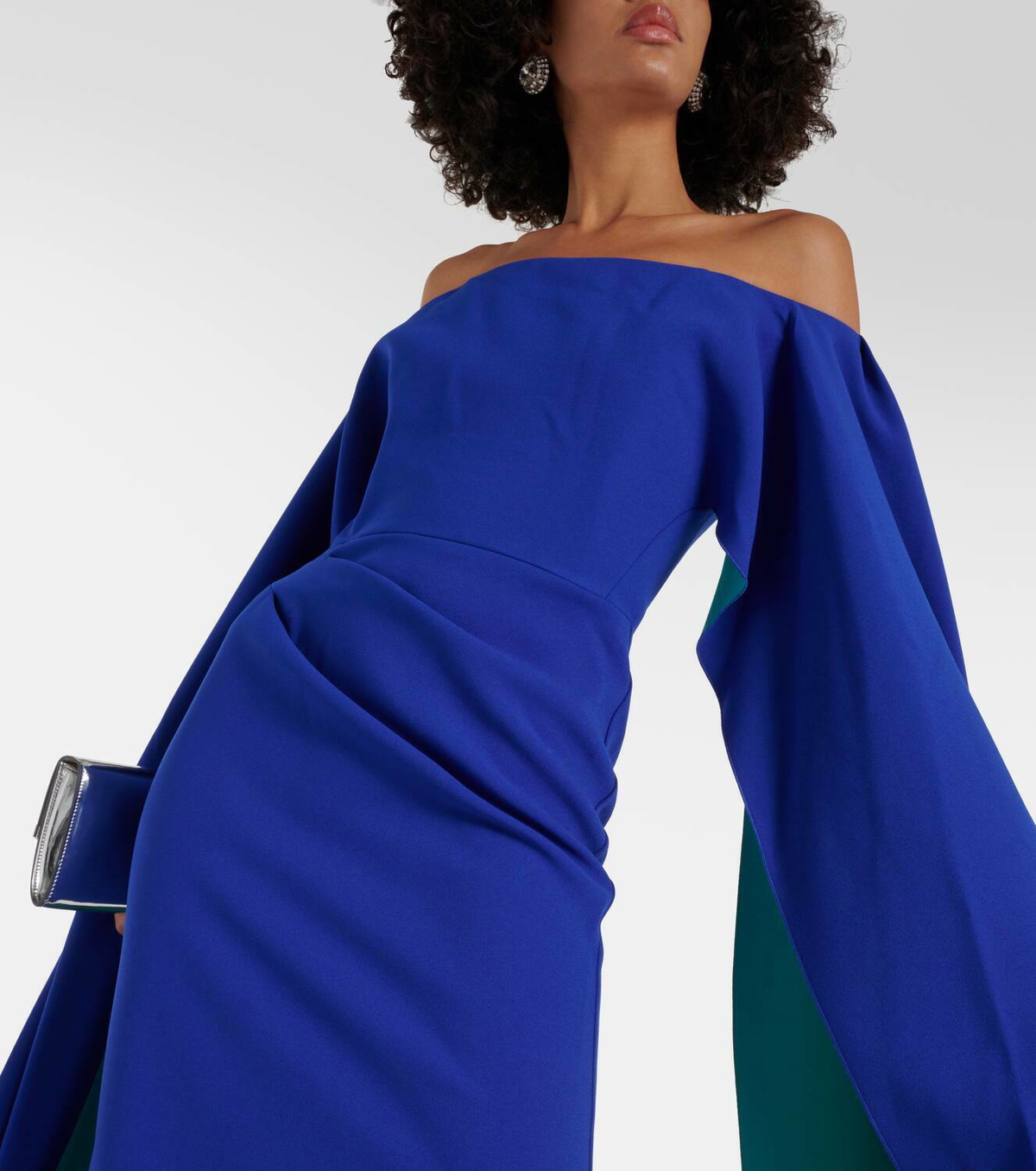 Roksanda Guiomar cape-detail gown