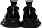 Moschino Black Oliver Loafers
