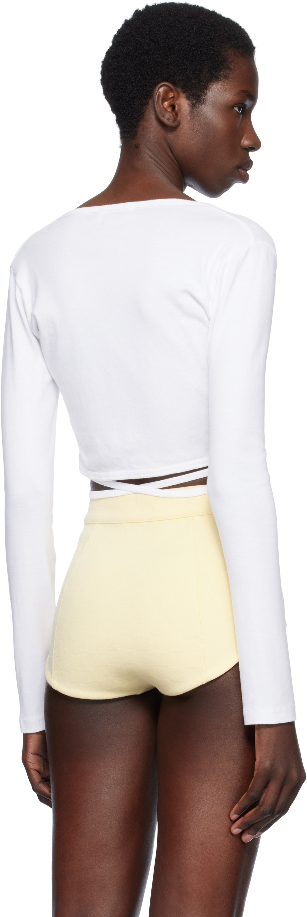Gil Rodriguez White Sarita Wrap Top