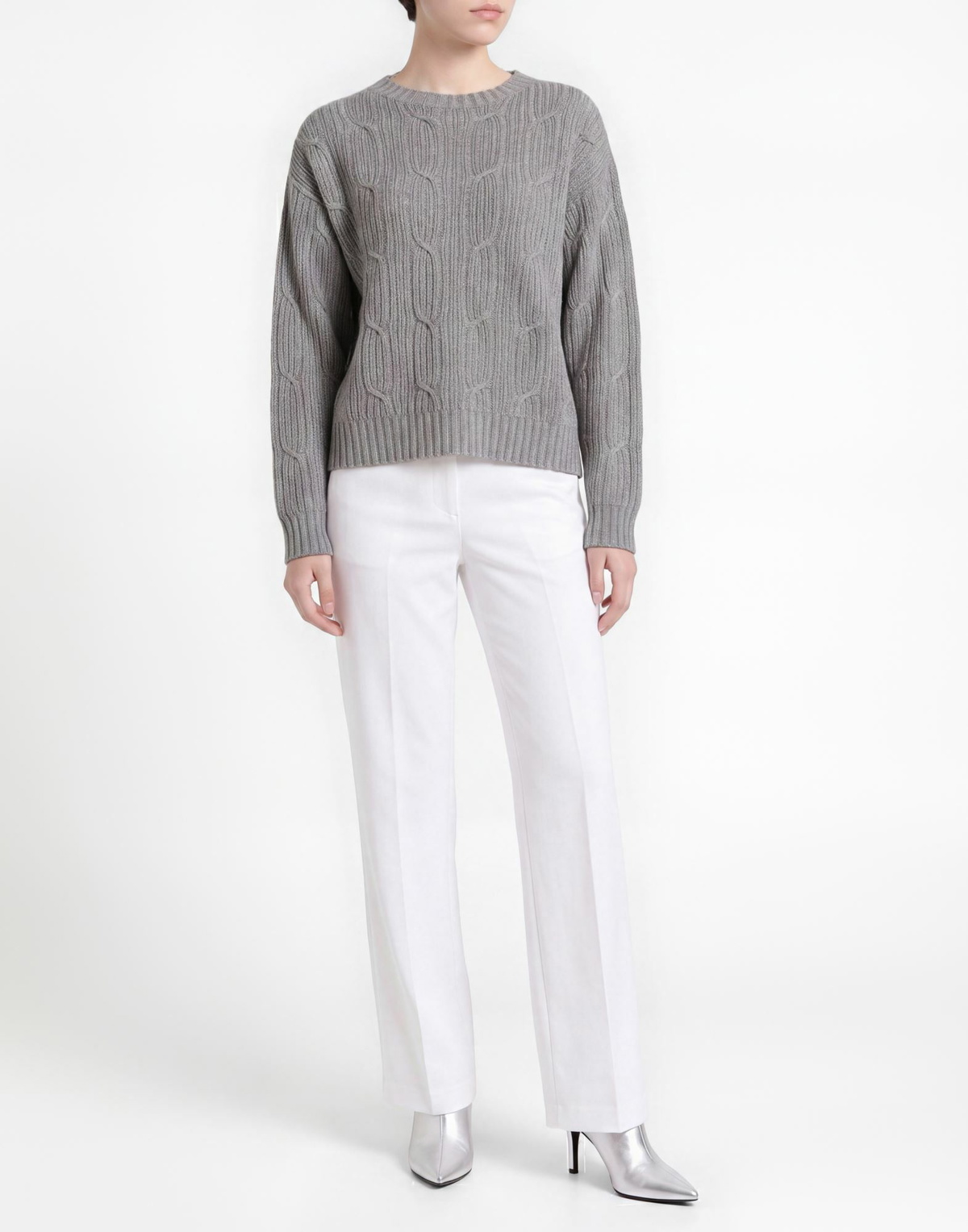 Peserico Womens Sweater Light in Grey