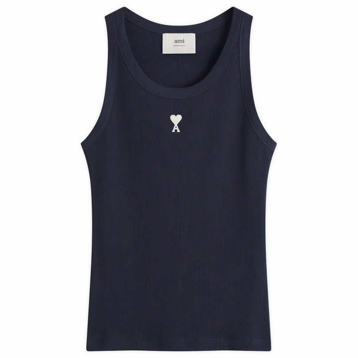 Photo: AMI Paris Women's ADC Tank Top in Night Blue