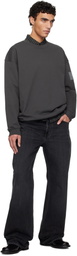 N.Hoolywood Gray Crewneck Sweatshirt