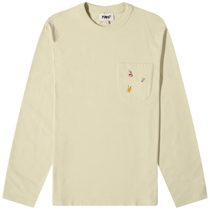 Photo: YMC Men's Triple Long Sleeve T-Shirt in Ecru