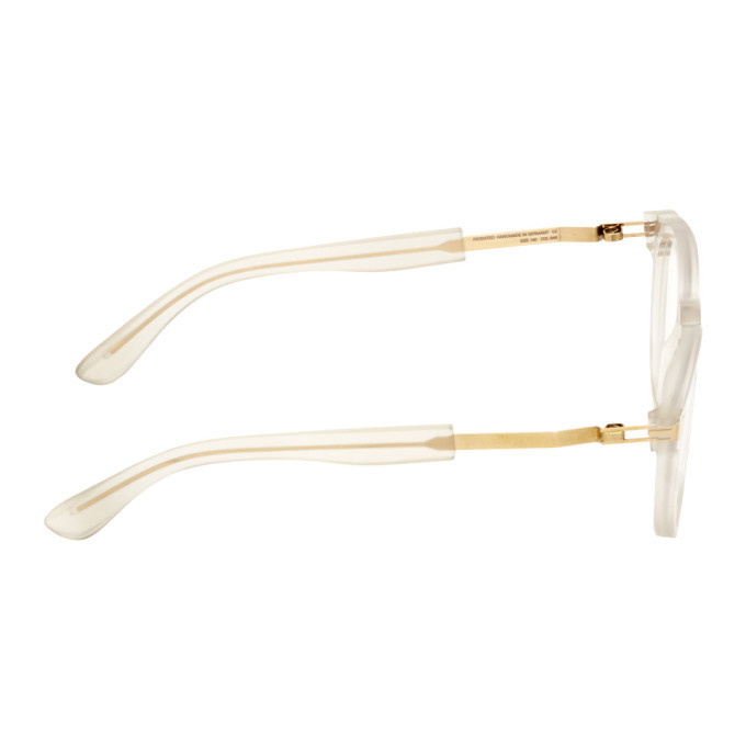 Maison Margiela Transparent and Gold Mykita Edition MMRAW011