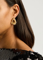 Joanna Laura Constantine Wave Pearl-embellished 18kt Gold-plated Earrings - One Size