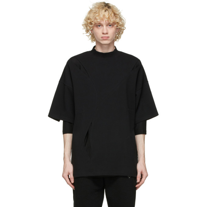 Photo: A-COLD-WALL* Black Multi-Seam T-Shirt