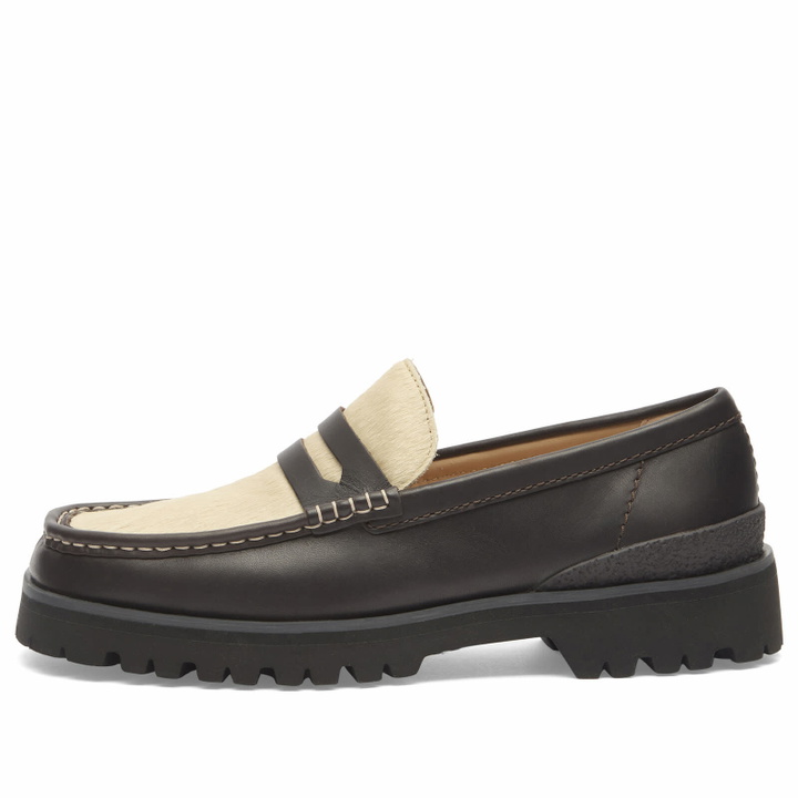 Photo: Clarks Originals Men's Yukoner Penny Loafer in Brown Combi Lea