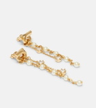 Ferragamo Gancini embellished drop earrings