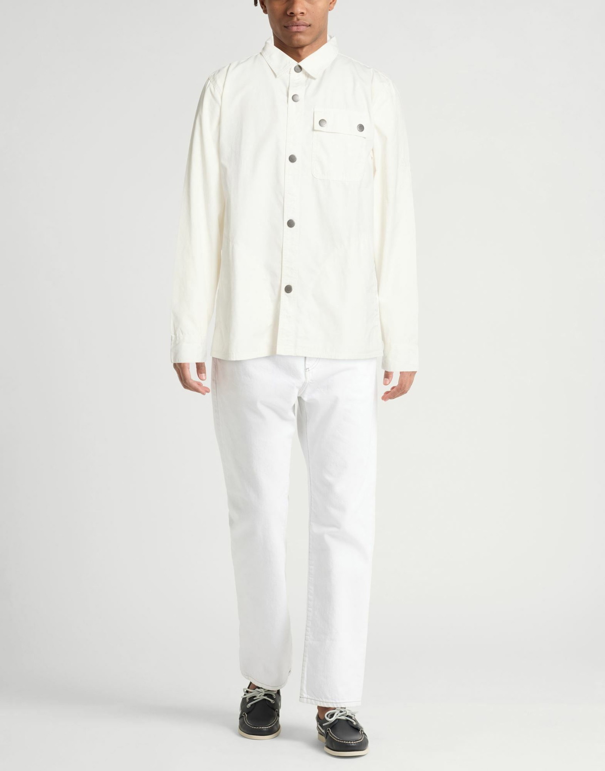 Barbour International Mens Shirt in Off white