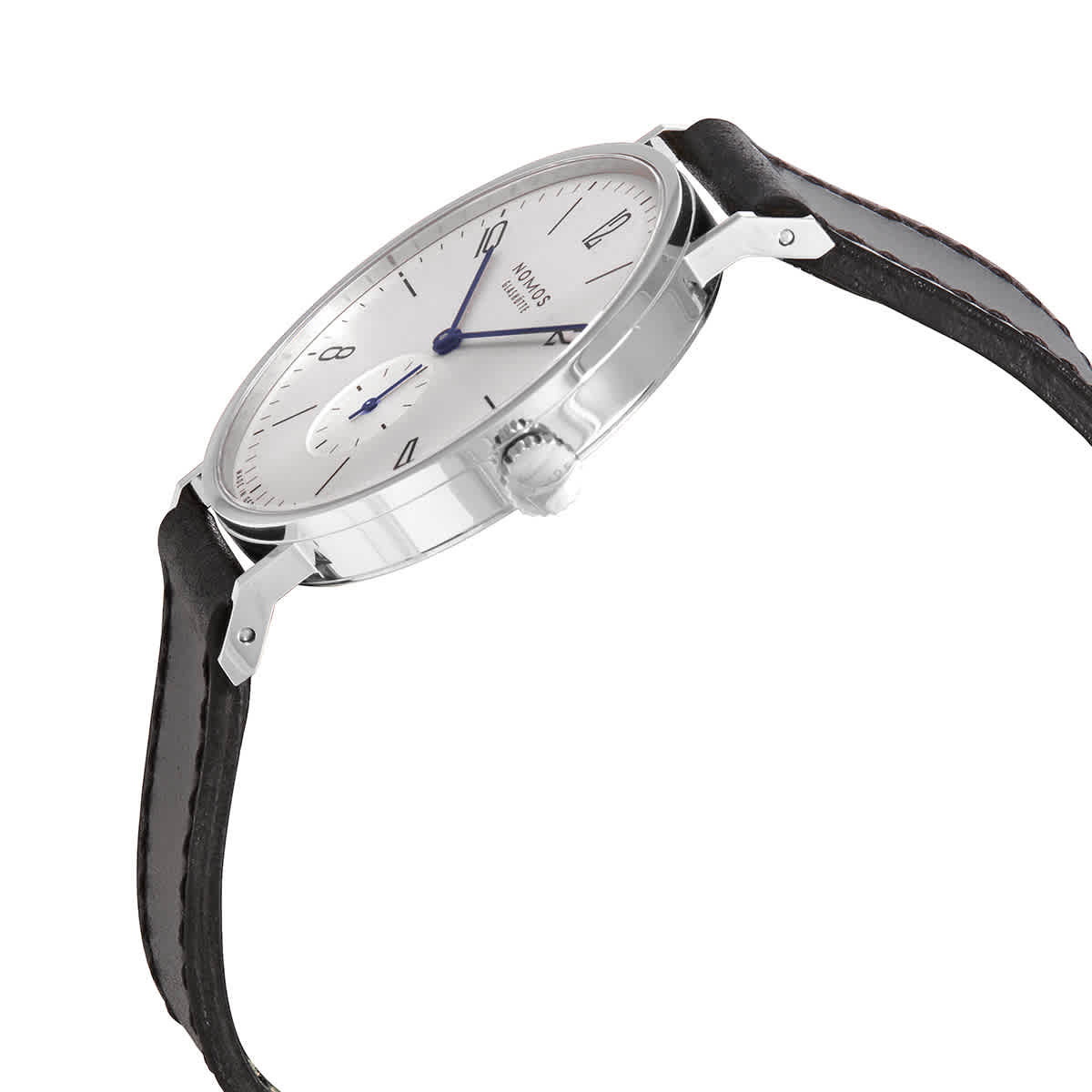 Nomos Tangente 38 Galvanized White Silver plated Dial Mens Watch 164 NOMOS Glashutte