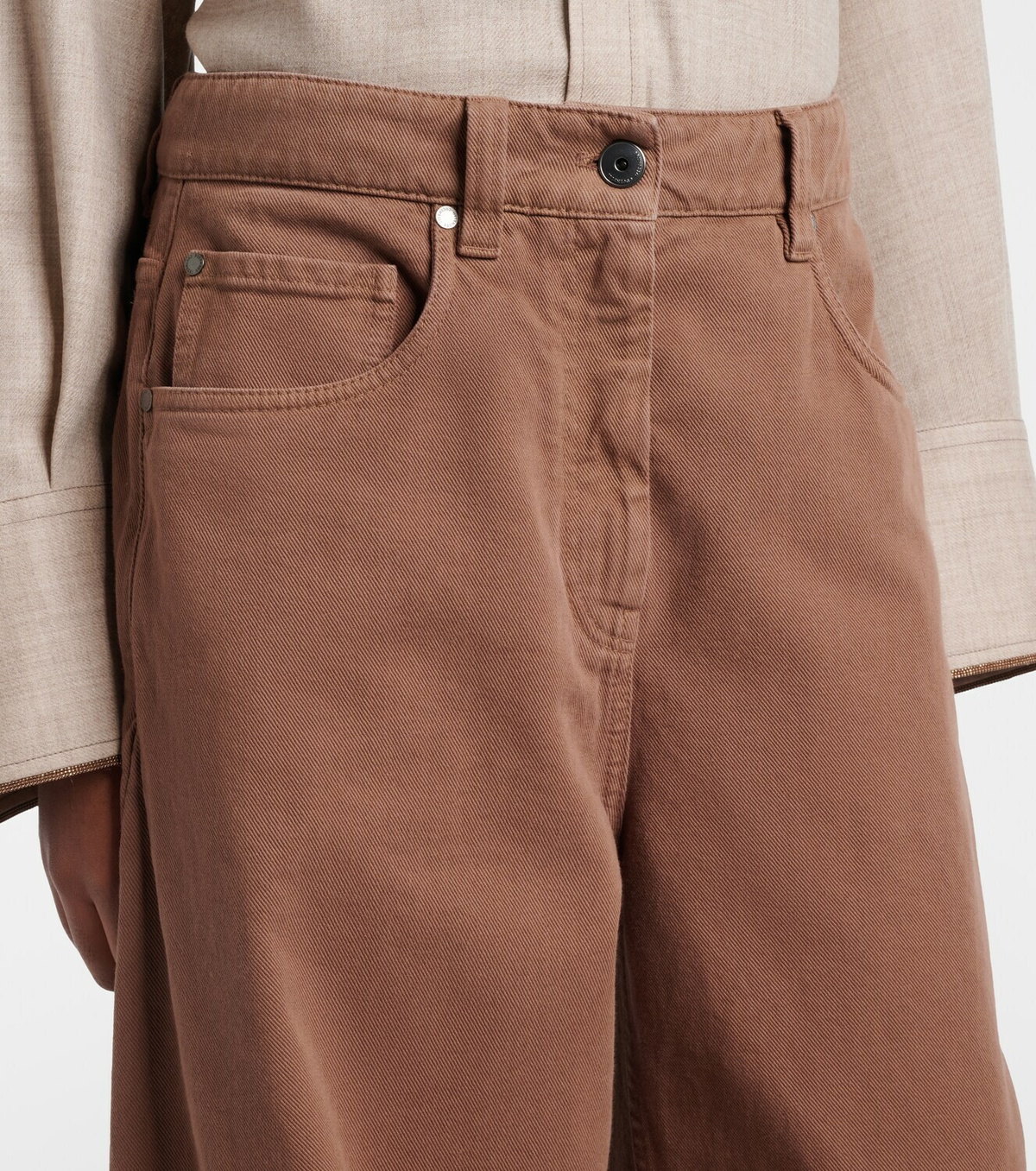 Brunello Cucinelli Monili wide-leg jeans