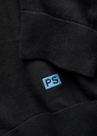 PS Paul Smith Half-zip Fine Cotton-knit Jumper Navy