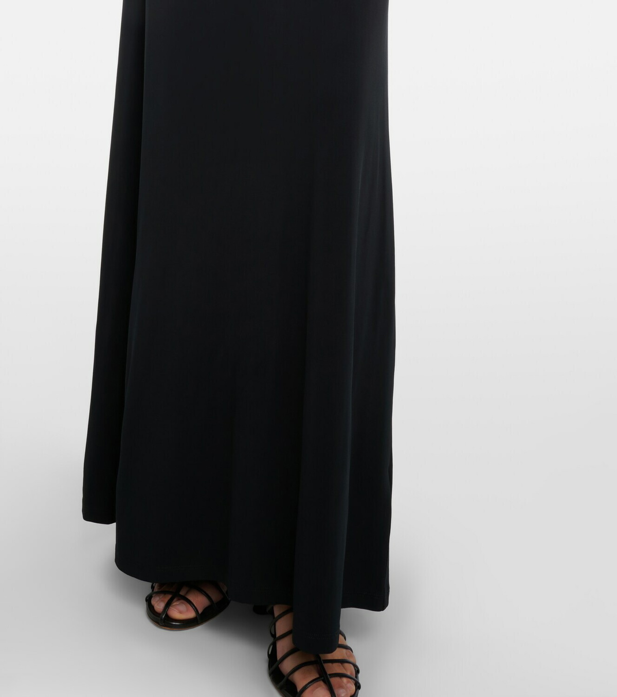 Veronica Beard Viela gathered jersey maxi dress