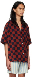 DOPPIAA Red Viscose Shirt