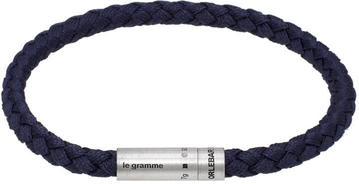 Photo: Le Gramme Navy Nato Marine Cable 'Le 7g' Bracelet