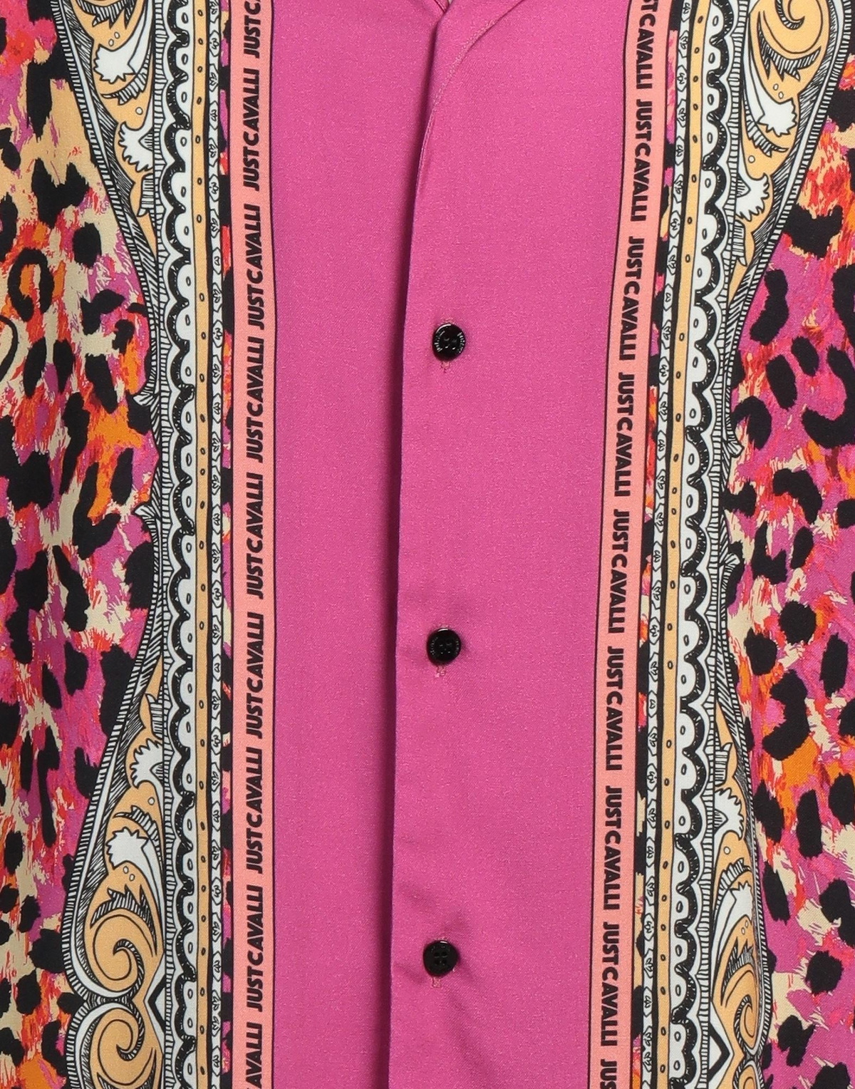 Just Cavalli Mens Shirt in Magenta
