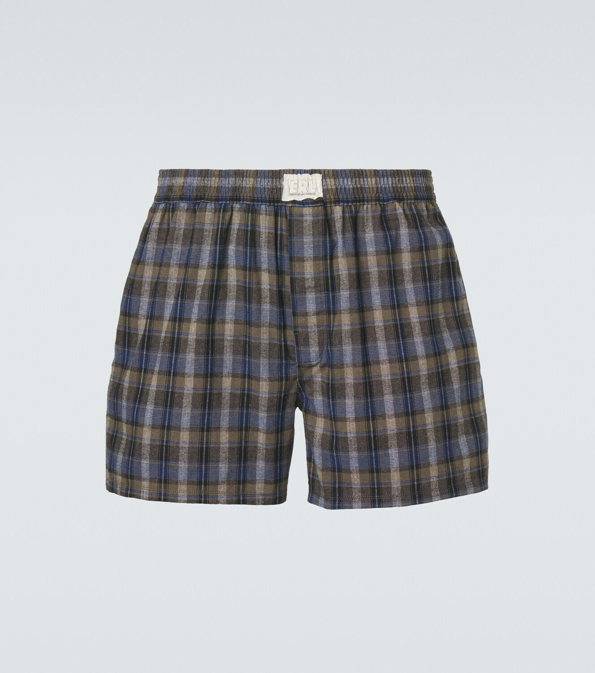 ERL Checked cotton-blend boxers