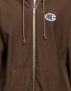 Champion Reverse Weave Womens Sweatshirt in Brown